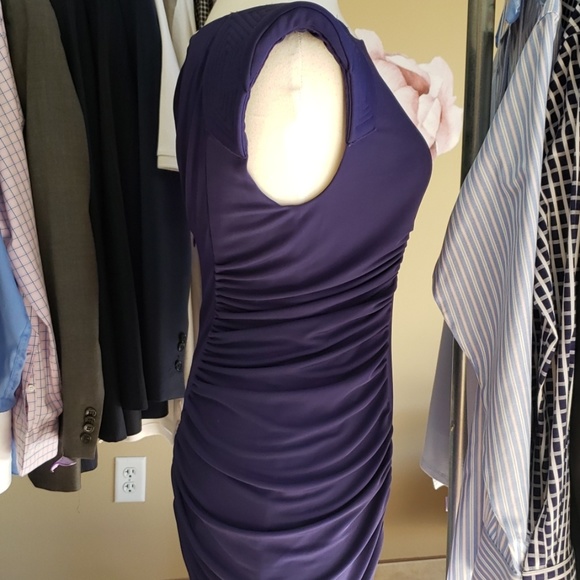 BCBGMAXAZRIA Fitted Indigo Dress - Picture 5 of 7